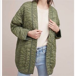 Anthropologie Quilted Kimono Jacket